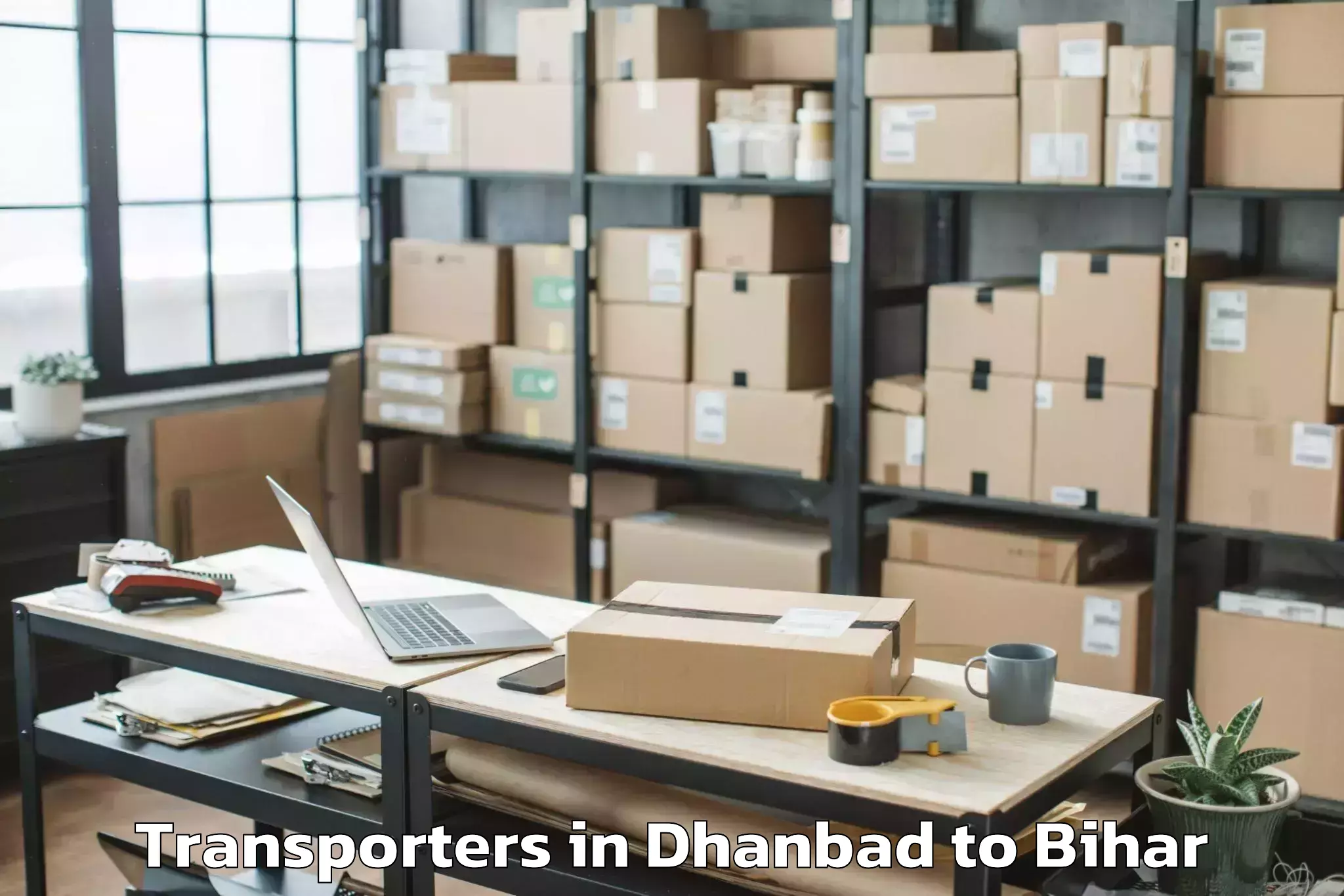 Leading Dhanbad to Daraundha Transporters Provider